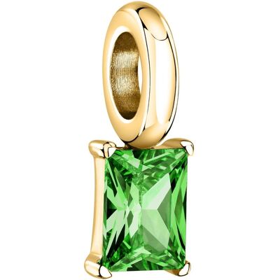 Morellato Pandantiv placat cu aur cu zircon verde Drops SCZ1292 Morellato Pandantiv placat cu aur cu zircon verde Drops SCZ1292