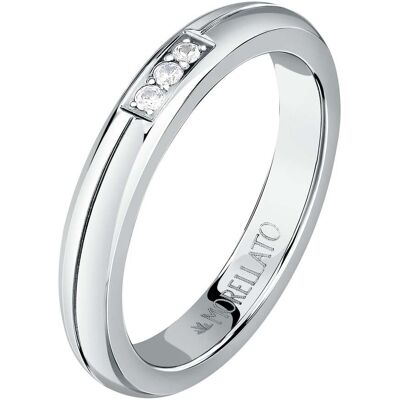 Morellato Inel frumos din oțel cu cristale Love Rings SNA48 50 mm Morellato Inel frumos din oțel cu cristale Love Rings SNA48 50 mm