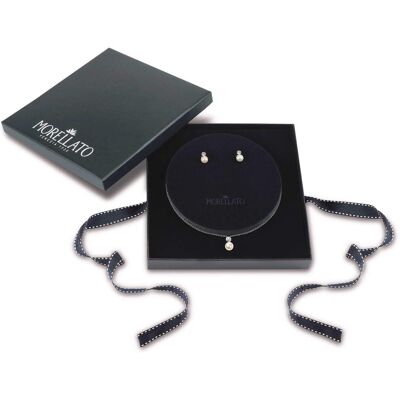 Morellato Set de bijuterii din argint cu perle Perla SANH09 (cercei, lanț, pandantiv) Morellato Set de bijuterii din argint cu perle Perla SANH09 (cercei, lanț, pandantiv)