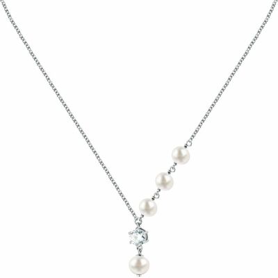 Morellato Colier elegant cu perle autentice și zirconiu Perla SXU55 Morellato Colier elegant cu perle autentice și zirconiu Perla SXU55
