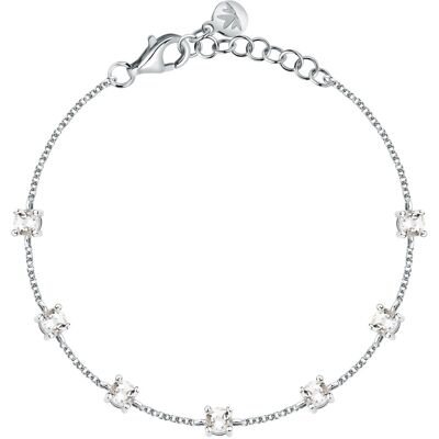 Morellato Brățară din argint cu zircon cubic transparent Tesori SAIW292 Morellato Brățară din argint cu zircon cubic transparent Tesori SAIW292