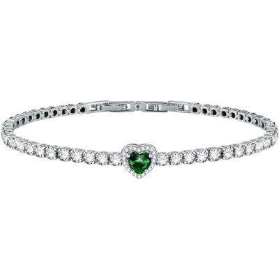 Morellato Brățară din argint cu inima strălucitoare TesoriSAVB13 Morellato Brățară din argint cu inima strălucitoare TesoriSAVB13