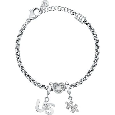 Morellato Brățară elegantă din oțel cu cristale Drops SCZ1352 Morellato Brățară elegantă din oțel cu cristale Drops SCZ1352