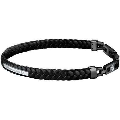 Maserati Brățară elegantă din piele Recycled Leather JM222AVE02 Maserati Brățară elegantă din piele Recycled Leather JM222AVE02