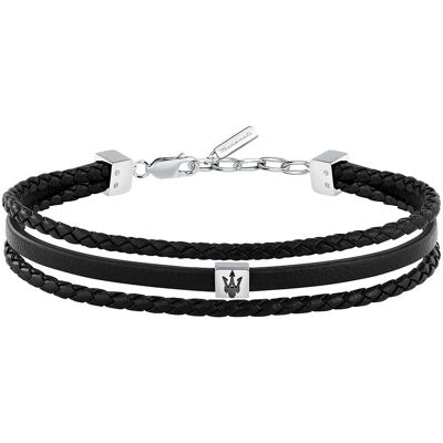 Maserati Brățară triplă din piele Leather JM525AVE32 Maserati Brățară triplă din piele Leather JM525AVE32
