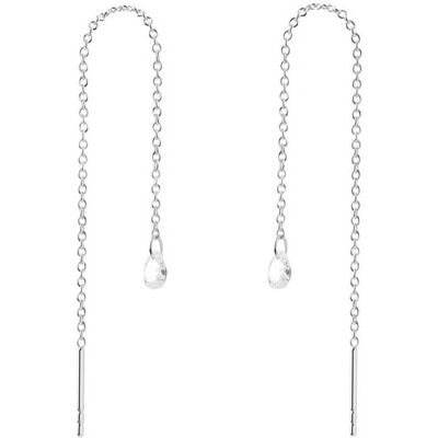 PDPAOLA Cercei fermecători din argint cu lănțișoare Waterfall Essentials AR02-876-U PDPAOLA Cercei fermecători din argint cu lănțișoare Waterfall Essentials AR02-876-U