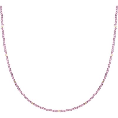Sparkling Jewels Colier din mărgele cu cuarț violet NLK04G-G59 Sparkling Jewels Colier din mărgele cu cuarț violet NLK04G-G59