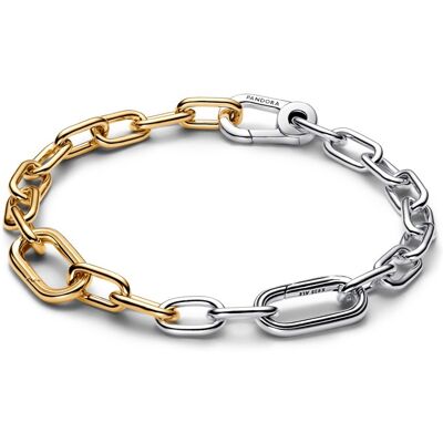 Pandora Brățară articulată bicolor pentru pandantive Shine Me 563689C00 17,5 cm Pandora Brățară articulată bicolor pentru pandantive Shine Me 563689C00 17,5 cm