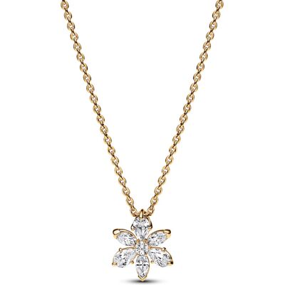 Pandora Colier strălucitor placat cu aur Floare Timeless 362387C01-45 Pandora Colier strălucitor placat cu aur Floare Timeless 362387C01-45