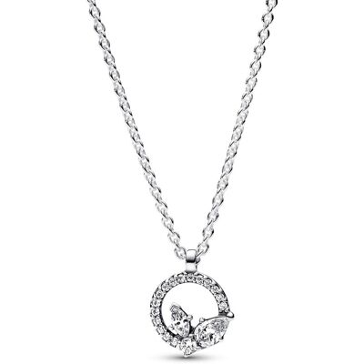 Pandora Colier minunat din argint cu zirconi cubici 392620C01-45 Pandora Colier minunat din argint cu zirconi cubici 392620C01-45