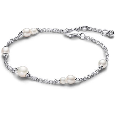 Pandora Brățară delicată din argint cu perle autentice Timeless 593172C01 20 cm Pandora Brățară delicată din argint cu perle autentice Timeless 593172C01 20 cm