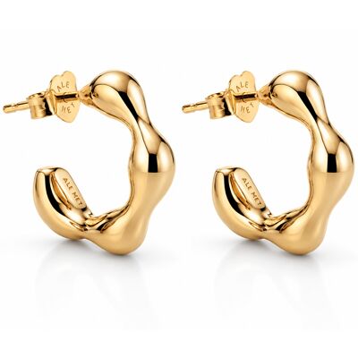 Pandora Cercei cercuri placați cu aur Essence Shine 263269C00 Pandora Cercei cercuri placați cu aur Essence Shine 263269C00