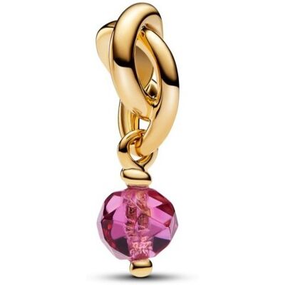 Pandora Pandantiv placat cu aur Cerc infinit Shine Moments 763462C10 Pandora Pandantiv placat cu aur Cerc infinit Shine Moments 763462C10