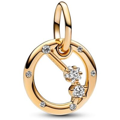 Pandora Pandantiv placat cu aur Shine semn zodiacal Berbec 762719C01 Pandora Pandantiv placat cu aur Shine semn zodiacal Berbec 762719C01