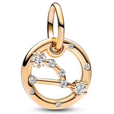 Pandora Pandantiv placat cu aur Shine Semn zodiacal Taur 762707C01 Pandora Pandantiv placat cu aur Shine Semn zodiacal Taur 762707C01