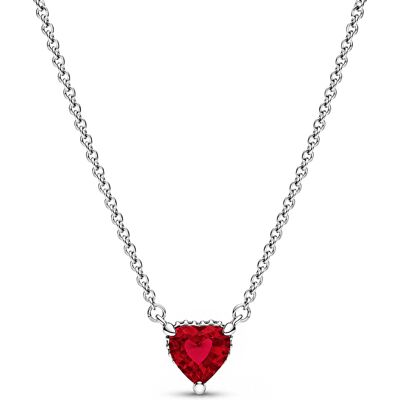 Pandora Colier delicat din argint Inimă strălucitoare Timeless 392542C01-45 Pandora Colier delicat din argint Inimă strălucitoare Timeless 392542C01-45
