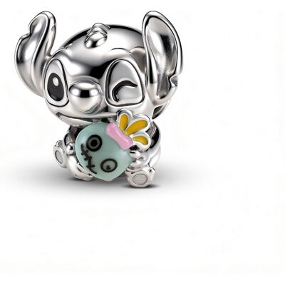 Pandora Mărgea din argint Stitch și Scrump Disney Moments 794554C01 Pandora Mărgea din argint Stitch și Scrump Disney Moments 794554C01