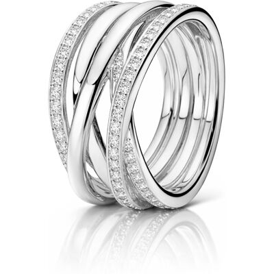Pandora Inel de argint împletit 190919CZ 52 mm Pandora Inel de argint împletit 190919CZ 52 mm