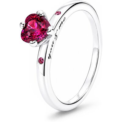 Pandora Inel din argint You & Me 196574CZRMX 60 mm Pandora Inel din argint You & Me 196574CZRMX 60 mm