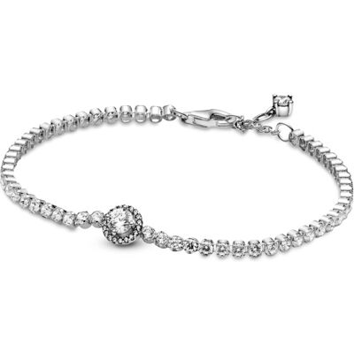 Pandora Brățară de tenis din argint Aureola strălucitoare Timeless 599416C01 20 cm Pandora Brățară de tenis din argint Aureola strălucitoare Timeless 599416C01 20 cm