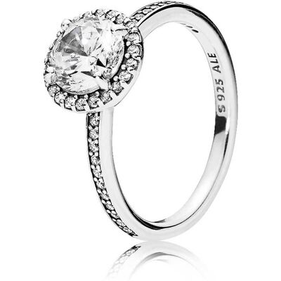 Pandora Inel strălucitor din argint Timeless 196250CZ 56 mm Pandora Inel strălucitor din argint Timeless 196250CZ 56 mm