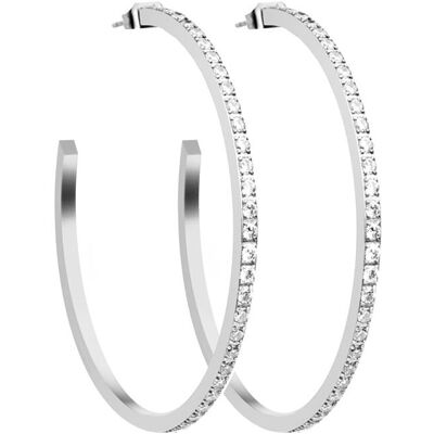 Preciosa Cercei din otel circular cu zirconiu cubic Gemini 7338 00 Preciosa Cercei din otel circular cu zirconiu cubic Gemini 7338 00