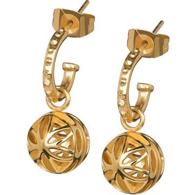 Preciosa Cercei din oțel placați cu aur 2în1 Lotus Pearl 7293Y00 Preciosa Cercei din oțel placați cu aur 2în1 Lotus Pearl 7293Y00