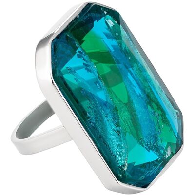 Preciosa Inel de lux din oțel cu piatră de cristal ceh presată manual Preciosa Ocean Emerald 7446 66 60 mm Preciosa Inel de lux din oțel cu piatră de cristal ceh presată manual Preciosa Ocean Emerald 7446 66 60 mm