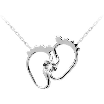 Preciosa Colier blând din argint New Love cu zirconiu cubic Preciosa 5191 00 Preciosa Colier blând din argint New Love cu zirconiu cubic Preciosa 5191 00