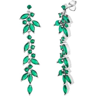 Preciosa Cercei fermecători din argint cu zircon cubic verde Majestic Royal Lagoon 5451 66 Preciosa Cercei fermecători din argint cu zircon cubic verde Majestic Royal Lagoon 5451 66