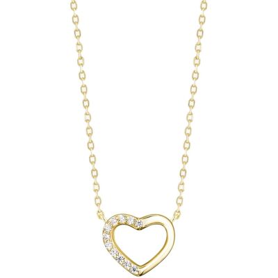 Preciosa Colier placat cu aur cu zircon cubic True Love Royal Lagoon 5436Y00 Preciosa Colier placat cu aur cu zircon cubic True Love Royal Lagoon 5436Y00