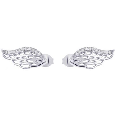 Preciosa Cercei din argint cu pietre de zircon Angel Wings 5218 00 Preciosa Cercei din argint cu pietre de zircon Angel Wings 5218 00