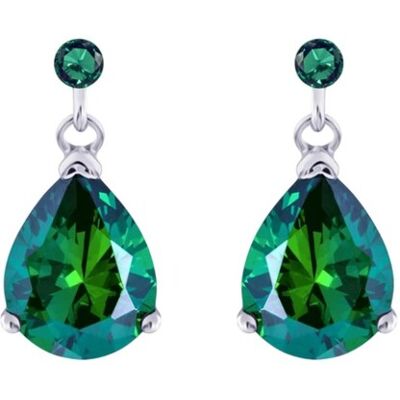 Preciosa Cercei din argint cu zirconi Green Tree of Life 5221 66 Preciosa Cercei din argint cu zirconi Green Tree of Life 5221 66