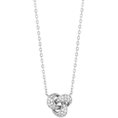 Preciosa Colier din argint Triquetra cu zirconiu cubic Dune Royal Lagoon 5434 00 Preciosa Colier din argint Triquetra cu zirconiu cubic Dune Royal Lagoon 5434 00