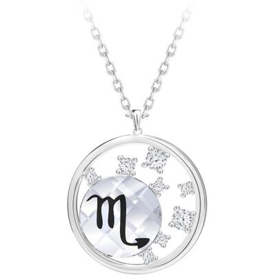 Colier din argint Preciosa cu cristal ceh - Zodiac Scorpion Colier din argint Preciosa cu cristal ceh - Zodiac Scorpion