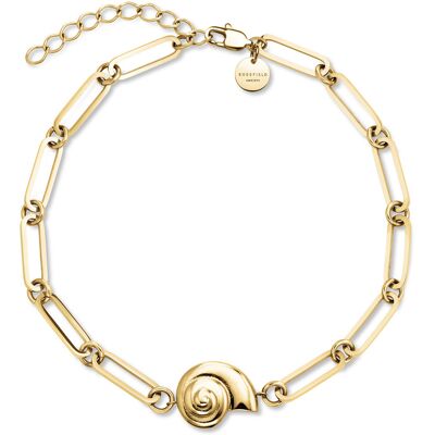 Rosefield Brățară de design placată cu aur cu scoică Essentials JBSSG-J826 Rosefield Brățară de design placată cu aur cu scoică Essentials JBSSG-J826