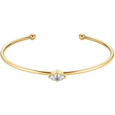 Rosefield Brățară solidă, deschisă cu un cristal transparent Swarovski JBCMG-J1240 Rosefield Brățară solidă, deschisă cu un cristal transparent Swarovski JBCMG-J1240