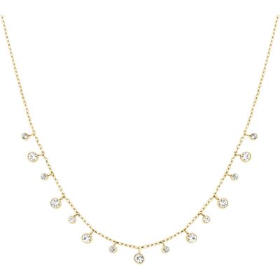 Rosefield Colier de damă placat cu aur cu cristale Dangling JNDCG-J1017 Rosefield Colier de damă placat cu aur cu cristale Dangling JNDCG-J1017