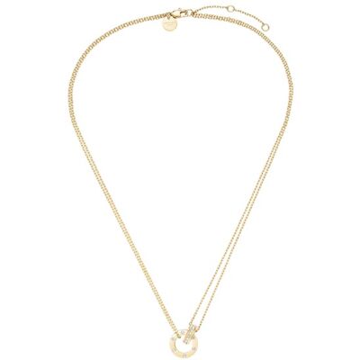Rosefield Colier placat cu aur cu cristale Swarovski Love Connection JNLCG-J1315 Rosefield Colier placat cu aur cu cristale Swarovski Love Connection JNLCG-J1315