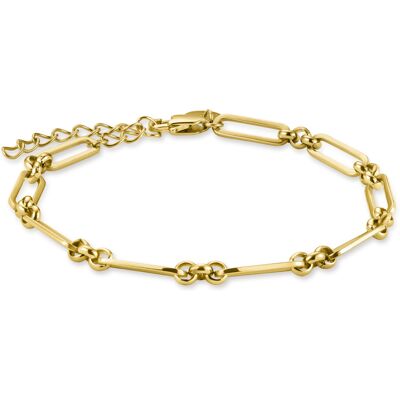 Rosefield Brățară placată cu aur cu ochi mari TOCCOMBO JJTBCG-J440 Rosefield Brățară placată cu aur cu ochi mari TOCCOMBO JJTBCG-J440