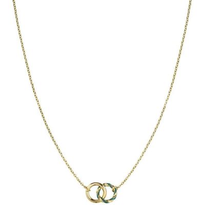 Rosefield Colier stilat din oțel placat cu aur Emerald JNEDG-J714 Rosefield Colier stilat din oțel placat cu aur Emerald JNEDG-J714