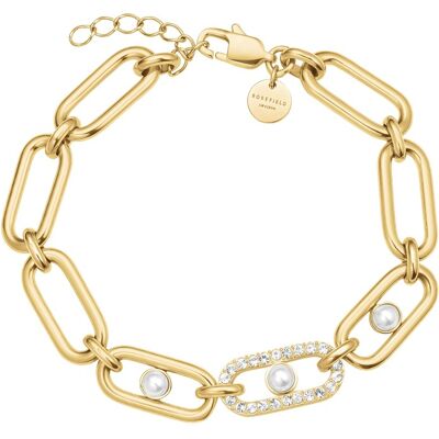 Rosefield Brățară strălucitoare placată cu aur cu perle JBPLG-J1296 Rosefield Brățară strălucitoare placată cu aur cu perle JBPLG-J1296