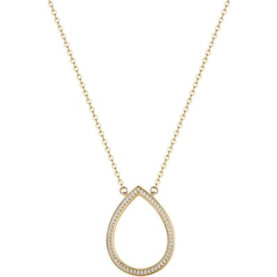 Rosato Colier placat cu aur fin cu zircon cubic Picătură Sofia RZSO06 Rosato Colier placat cu aur fin cu zircon cubic Picătură Sofia RZSO06