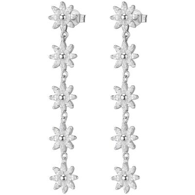 Rosato Cercei floricele de lux cu zirconiu cubic transparent Gaia RZGA75 Rosato Cercei floricele de lux cu zirconiu cubic transparent Gaia RZGA75