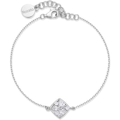 Rosato Brățară fermecătoare din argint cu zircon cubic Gemma RZGE19 Rosato Brățară fermecătoare din argint cu zircon cubic Gemma RZGE19