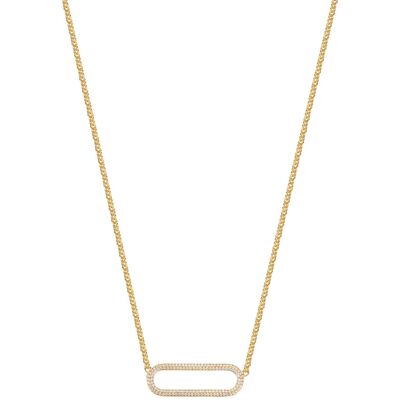 Rosato Colier fermecător placat cu aur cu ornament Bianca RZBI62 Rosato Colier fermecător placat cu aur cu ornament Bianca RZBI62