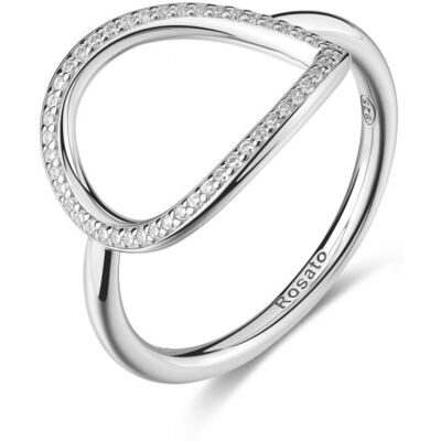 Rosato Inel stilat din argint cu zircon cubic Sofia RZSO39 52 mm Rosato Inel stilat din argint cu zircon cubic Sofia RZSO39 52 mm