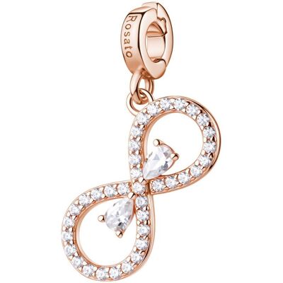 Rosato Pandantiv placat cu aur Infinit cu zirconiu cubic Storie RZ263 Rosato Pandantiv placat cu aur Infinit cu zirconiu cubic Storie RZ263