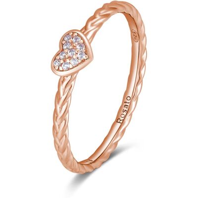 Rosato Inel romantic bronz cu zirconi Allegra RZA018 56 mm Rosato Inel romantic bronz cu zirconi Allegra RZA018 56 mm