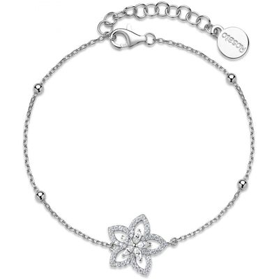 Rosato Brățară din argint Floare cu zircon cubic Gaia RZGA88 Rosato Brățară din argint Floare cu zircon cubic Gaia RZGA88